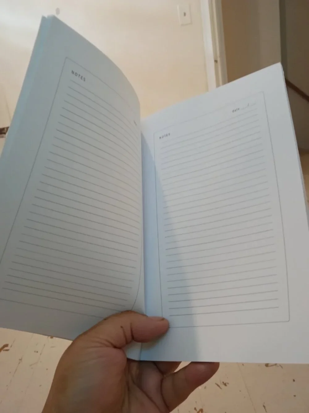 Brand new very cute blue notebook